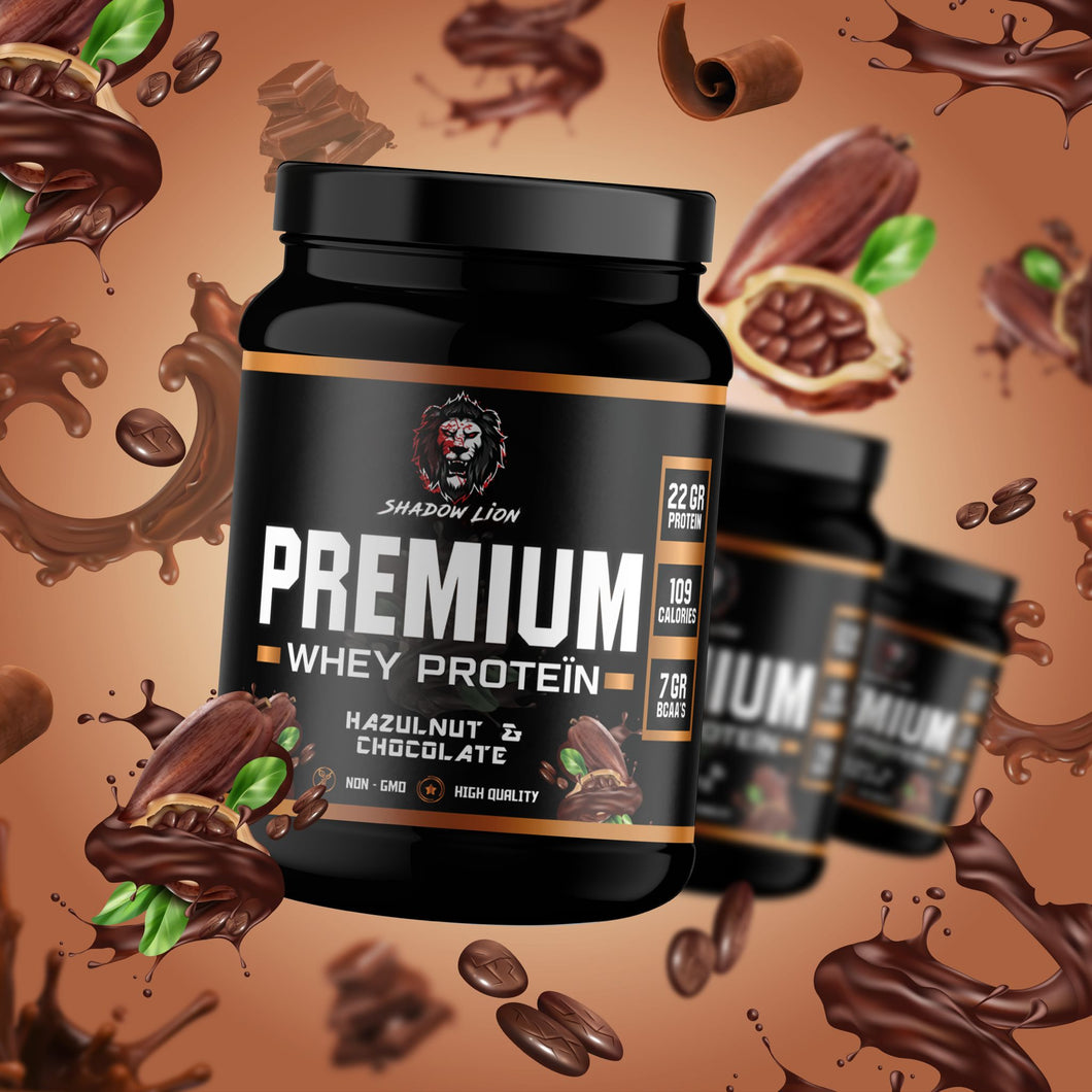 Premium Whey Proteïn | Hazelnut & Chocolate - ShadowLion.nl